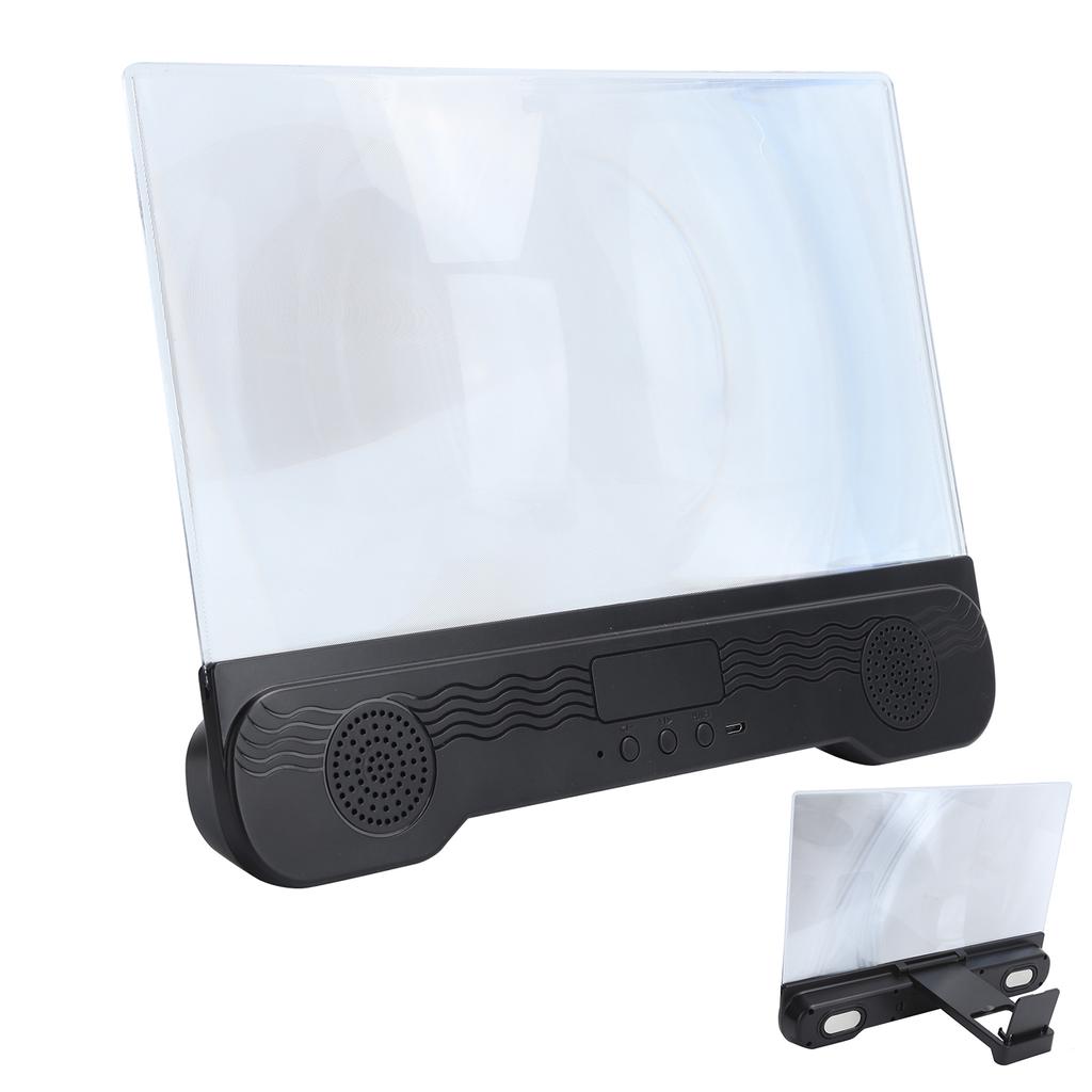 14 Inch Mobile Phone Screen Magnifier with Bluetooth Speaker Video Amplifier Stand Bracket