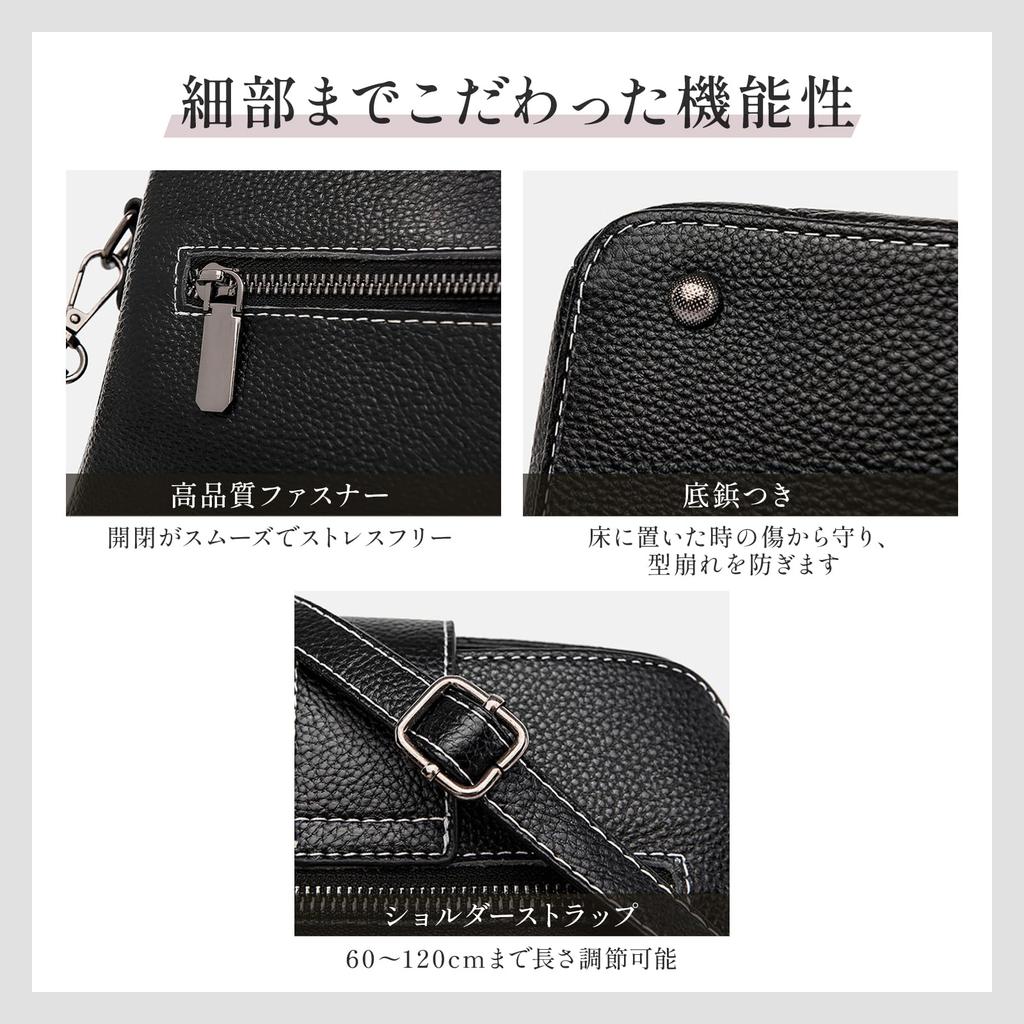 Shoulder Bag for Genuine Large Quilted Mini Shoulder Casual Mini Bag [haroi] Women, Crossbody, Leather, Small, Lightweight, Capacity, Bag, Bag, Bag,