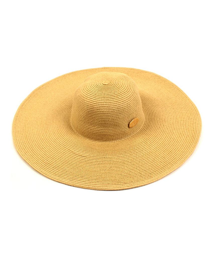 Yunibeosyeolkemiseuteuli Long Beige Wire Cloche Hat Gd Summer Fedora