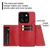 PU Leather Wallet Phone Case for Xiaomi 14 Pro,14 Multiple Card Slots Dual Metal Button Closure Shockproof Full‑Body Protective Cover