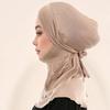 Jersey Full Cover Head Wraps Full Coverage Hijab Undercap Convenient Hijab Cap  Women