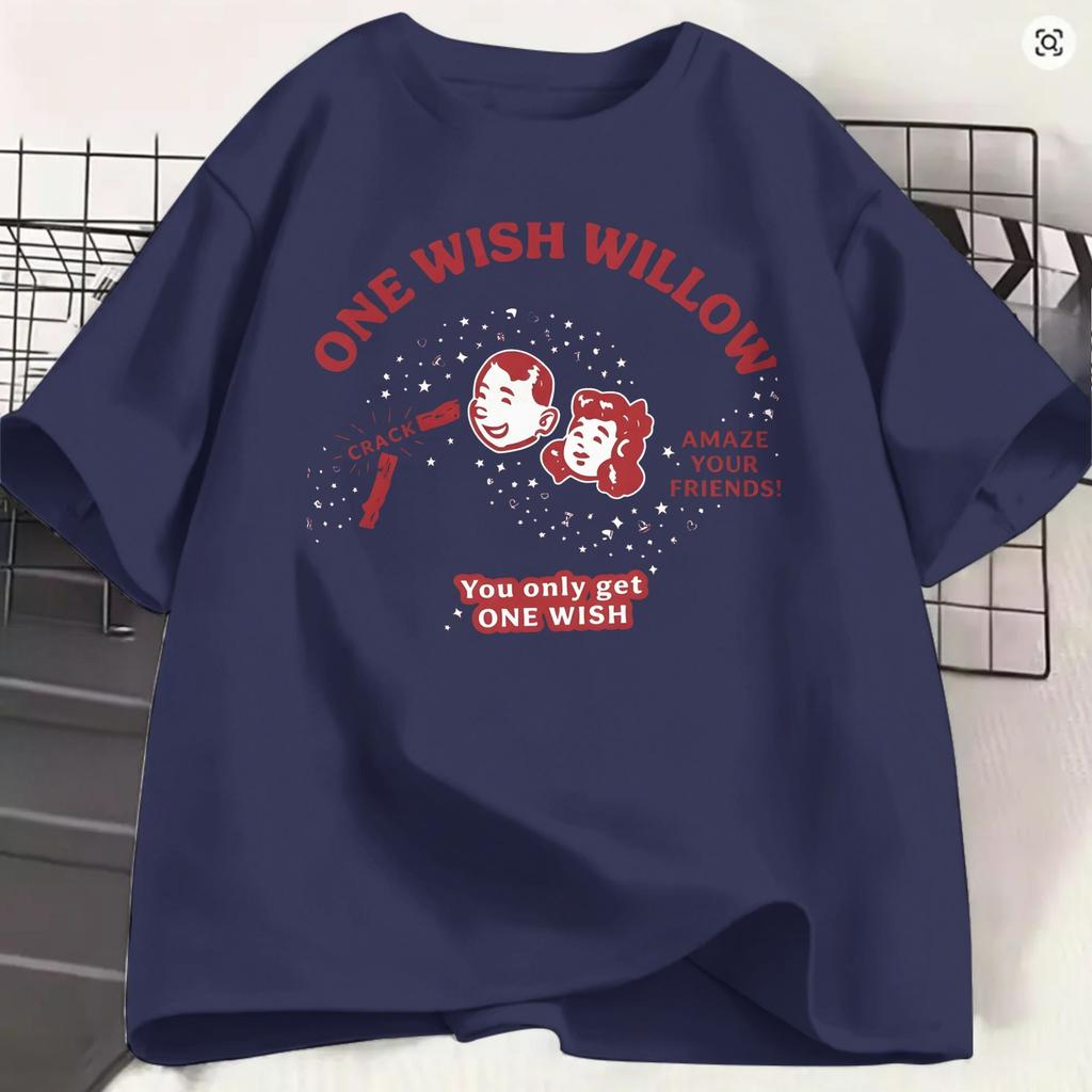 Obsession Movie 2026 TShirts for Unisex One Wish Willow Funny Pure Cotton Tee Shirt Crew Neck Short Sleeve 4XL 5XL 6XL Clothes