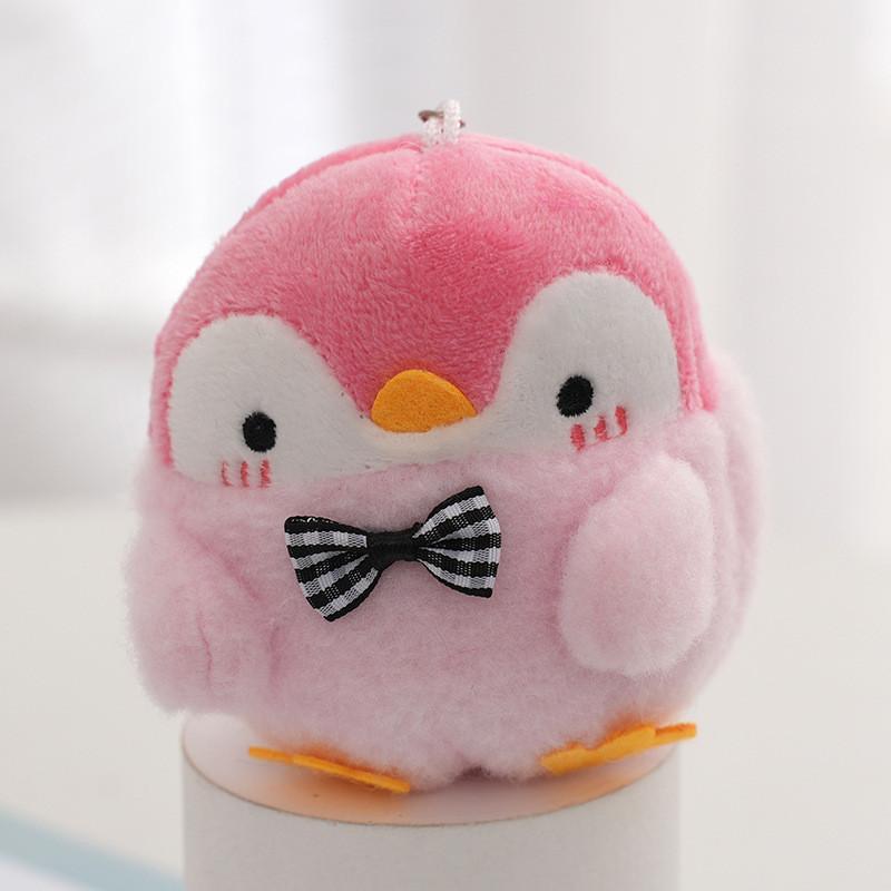 

Adorable Soft Cuddly Penguin Plush Keychain Accessory For Bags And Keys