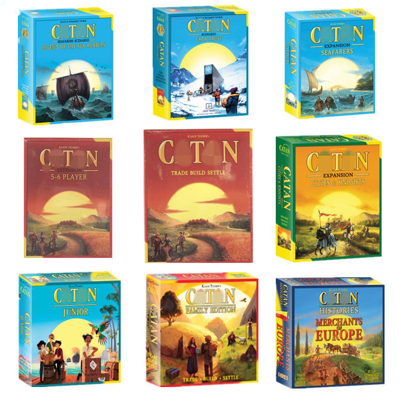 Catan Card Game: English Tabletop Base & Expansion Edition