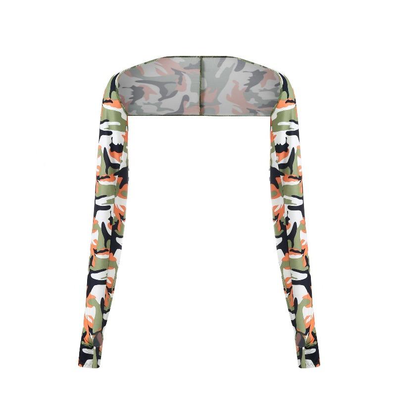 Outdoor golf sports shawl summer thin driving neck sunscreen one-piece shoulder sleeve cycling sunshade sleeve