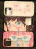 Japanese Personalized Colorful Nail Art Girl Cartoon Phone Case For iPhone 17 16 15 14 13 12 11 Pro Max 7 8 Plus MINI Y2K Cover