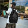 Schoolbag new trend fashion computer backpack business trip soft leather backpack travel college style college student schoolbag batch