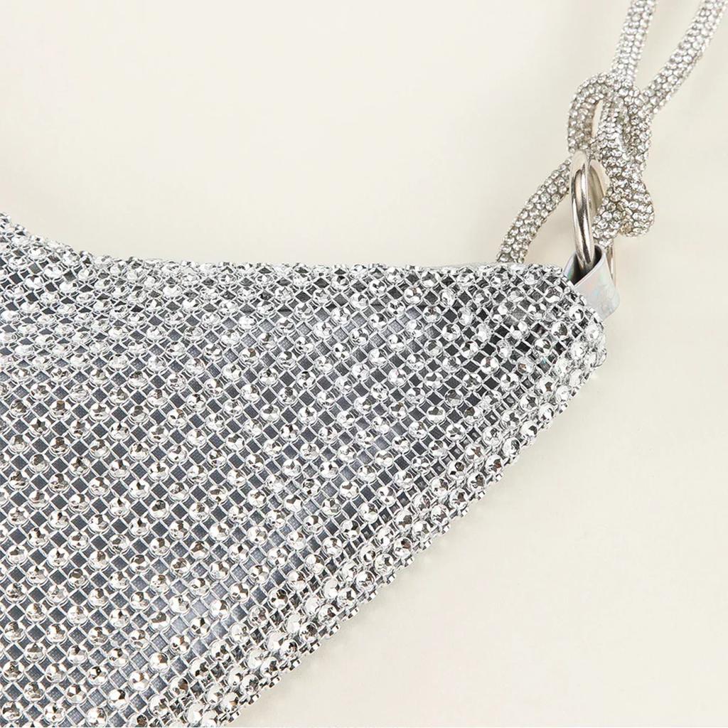 Fashion Evening Clutch Bag Shiny Crystal Female Dinner Party Wedding Purses Handbag Designer Shoulder Underarm Bags