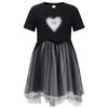 Little MO&Co. Girls' Summer Mesh T-Shirt Dress
