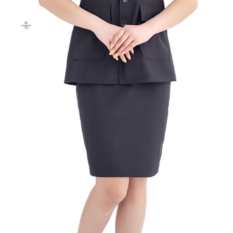 Chi Han Unisex Grey Summer Work Uniform Collection M