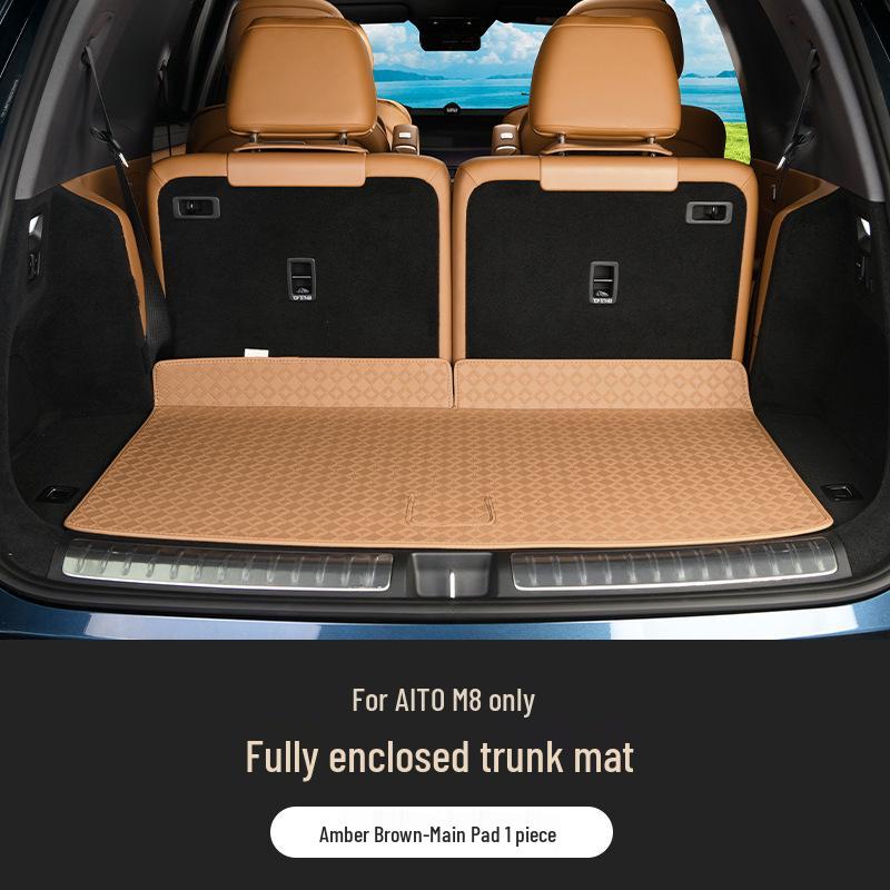 

AITO M8 Trunk Mat - Full Coverage for 5/6-Seaters, Compatible with 25 Models AITO M8 Full Coverage Trunk Mat