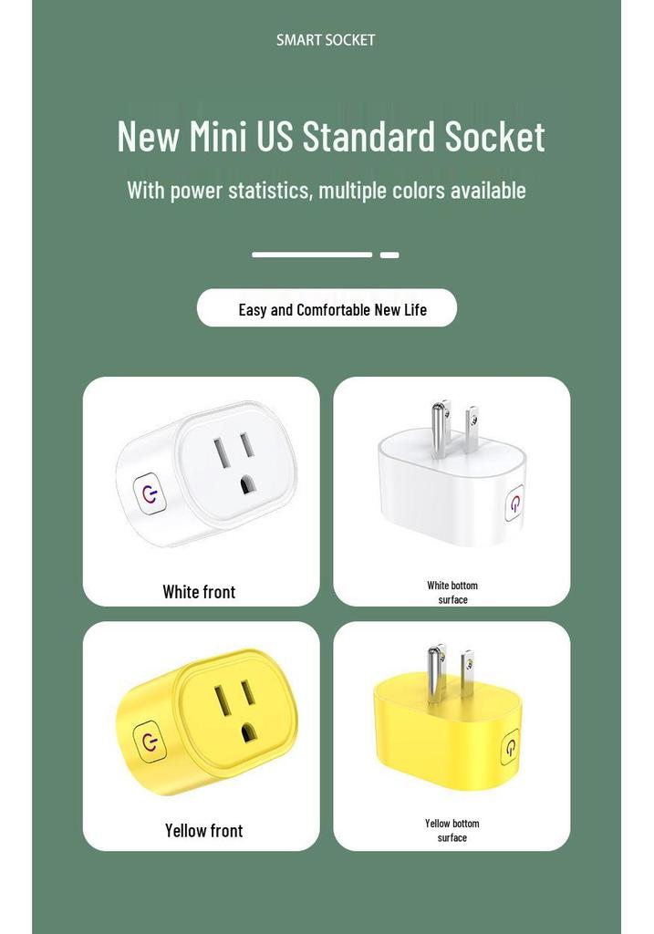 US Standard WiFi Smart Plug 16A with Metering & Remote Control via Alexa