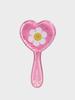 Sparkling Character Mini Hair Brush with Glitter Design