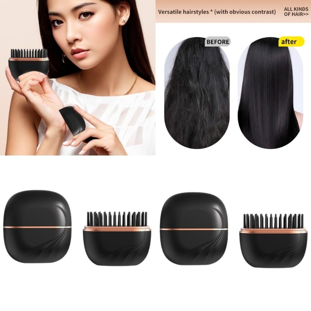 USB Charging Wireless Bangs Comb Fast Heating Portable Hair Straightener Festival