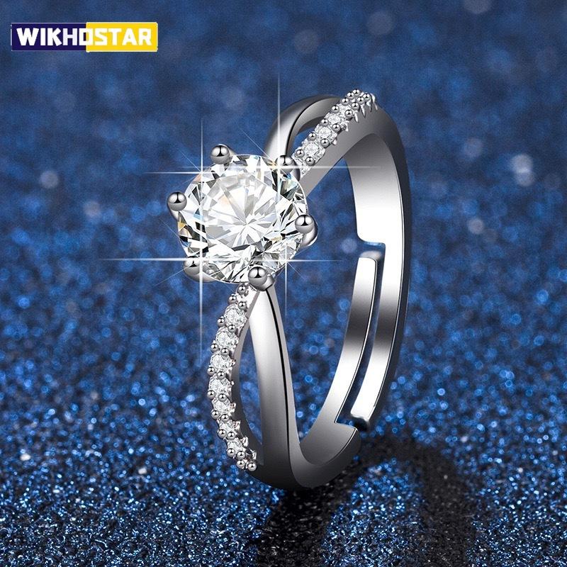925 Sterling Silver Ring 5A Zircon Classic for Women Man Wedding Jewelry Engagement Charm Party fashion Gift High Quality Ring