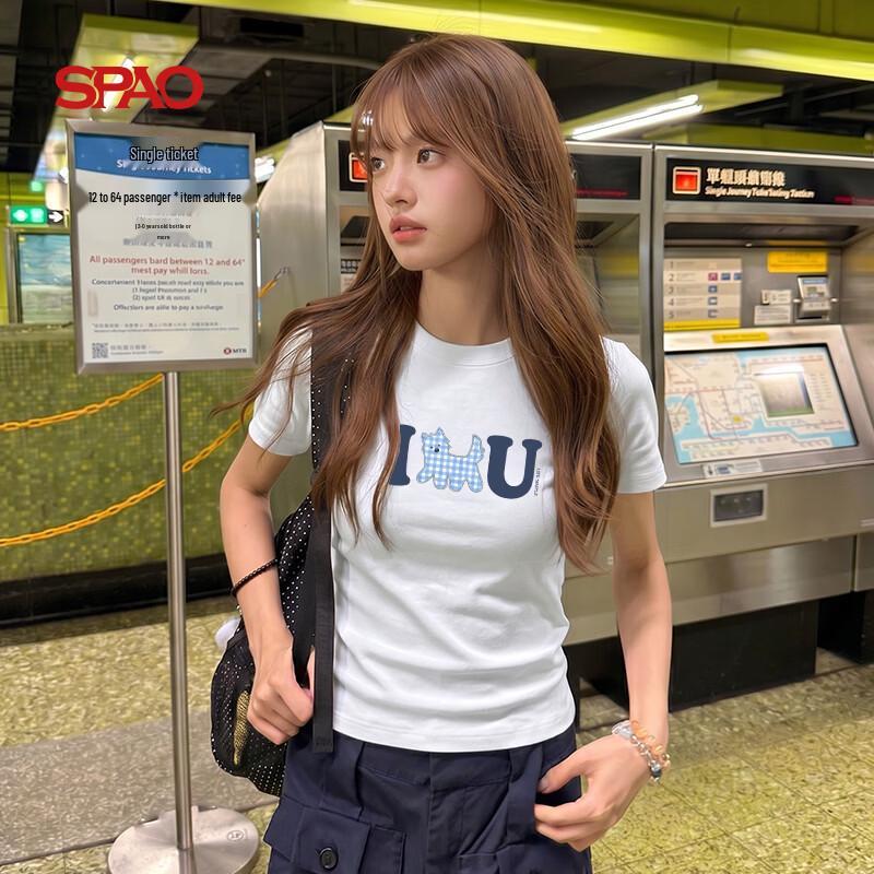 SPAO Women s Slim Fit Short Sleeve T-Shirt M