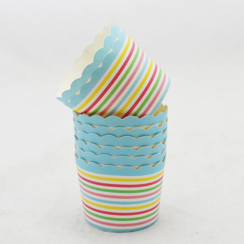 50Pcs Food Graded Mini Cupcake Liner Cupcake Tools Pack Baking Candy Cups Cake Muffin Case Wrapper for Birthday Wedding