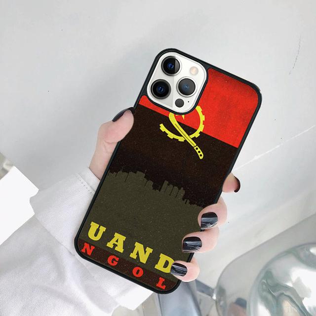 Angola Flag Phone Case Cover For iPhone 17 Air 15 Pro MAX 16 Plus 14 12 11 13 Coque