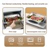 1Pc Stainless Steel Food Tray Containers Kitchen Tool Refrigerator Organizer Cake Fruits Vegetables Meat Storage Box