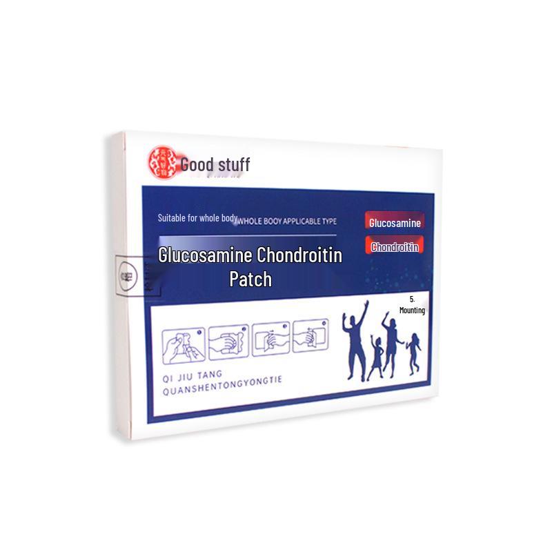 Vitality Goodies Plastry z tkaniny elastycznej z glukozaminą i chondroityną do wsparcia szyi, kolan, kręgosłupa lędźwiowego i kości.