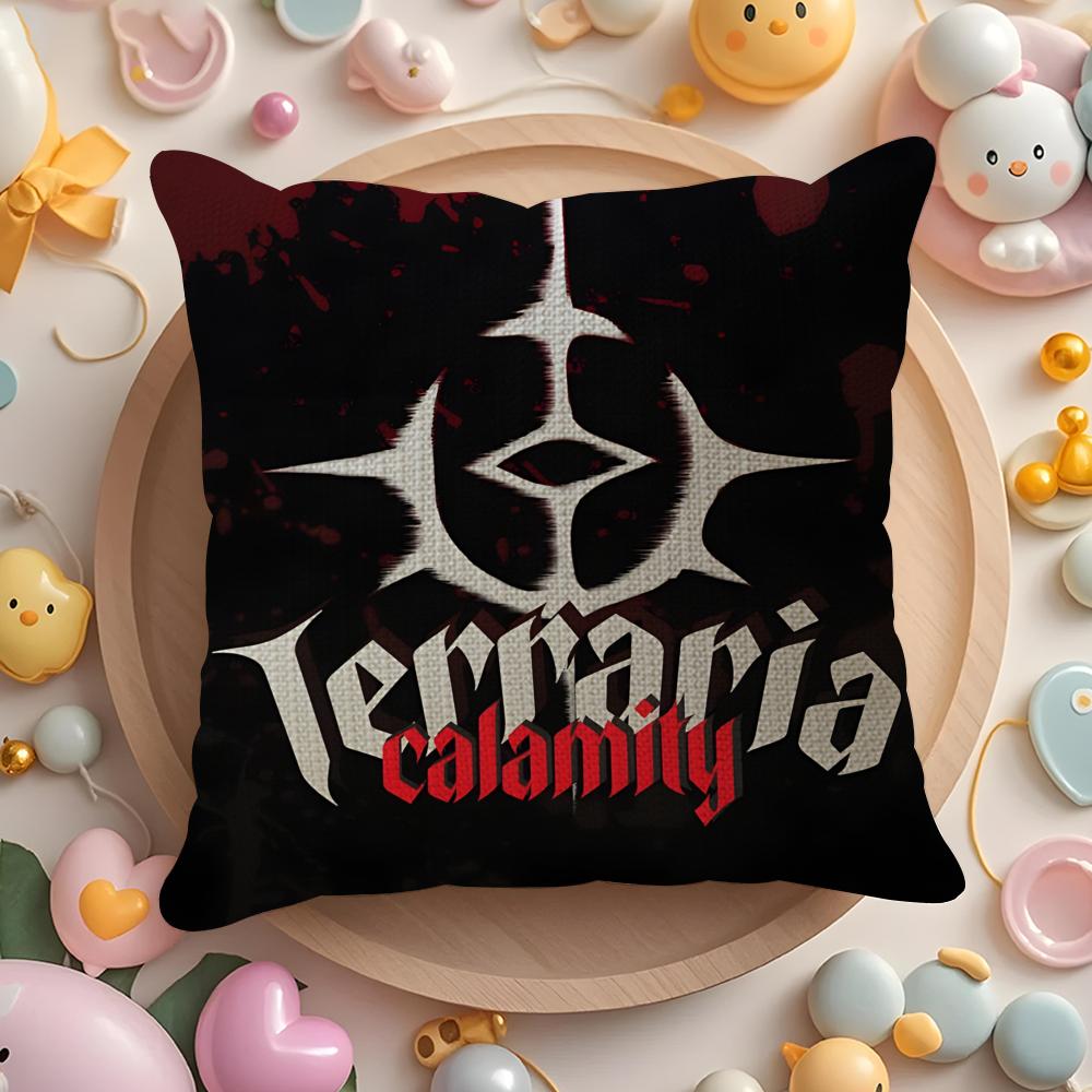 2D Sandbox Adventure Game Terraria-T Pillow Case Pattern Printed Pillowcase for Living Room Sofa Cushion Cover & Bedroom Decor