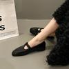 Fashion Fashion Women Ballet Dance Slip on Cross Strap Loafers Black Brown Flat Low Heels Autumn Spring Dress Shallow Mary Jane Shoes