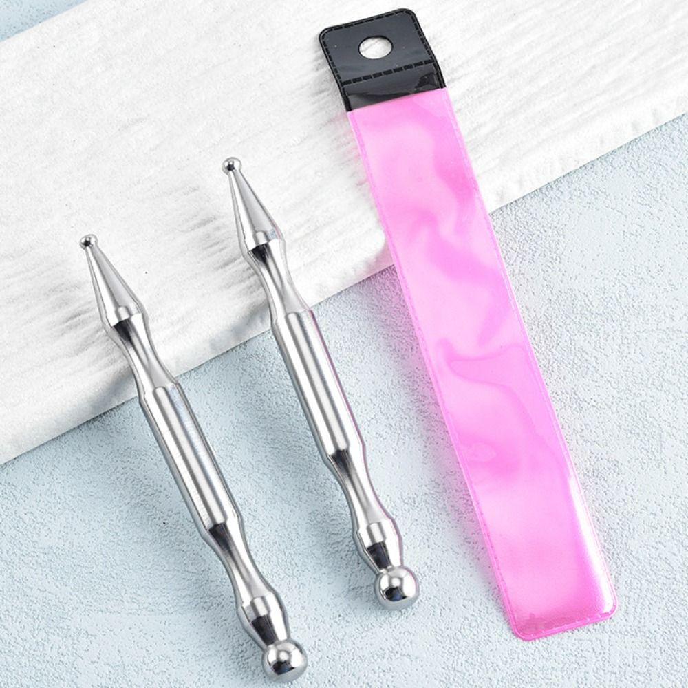 Self-Care Tool Acupuncture Pen Dual Head Design Dual Head Massager Acupressure Bar  Facial Care