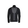 Adidas Logo Print Stand Collar Zip Jacket Men Outerwear Black GL2188