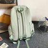 New simple schoolbag women's large-capacity anti-splashing middle school student backpack high-value girl backpack