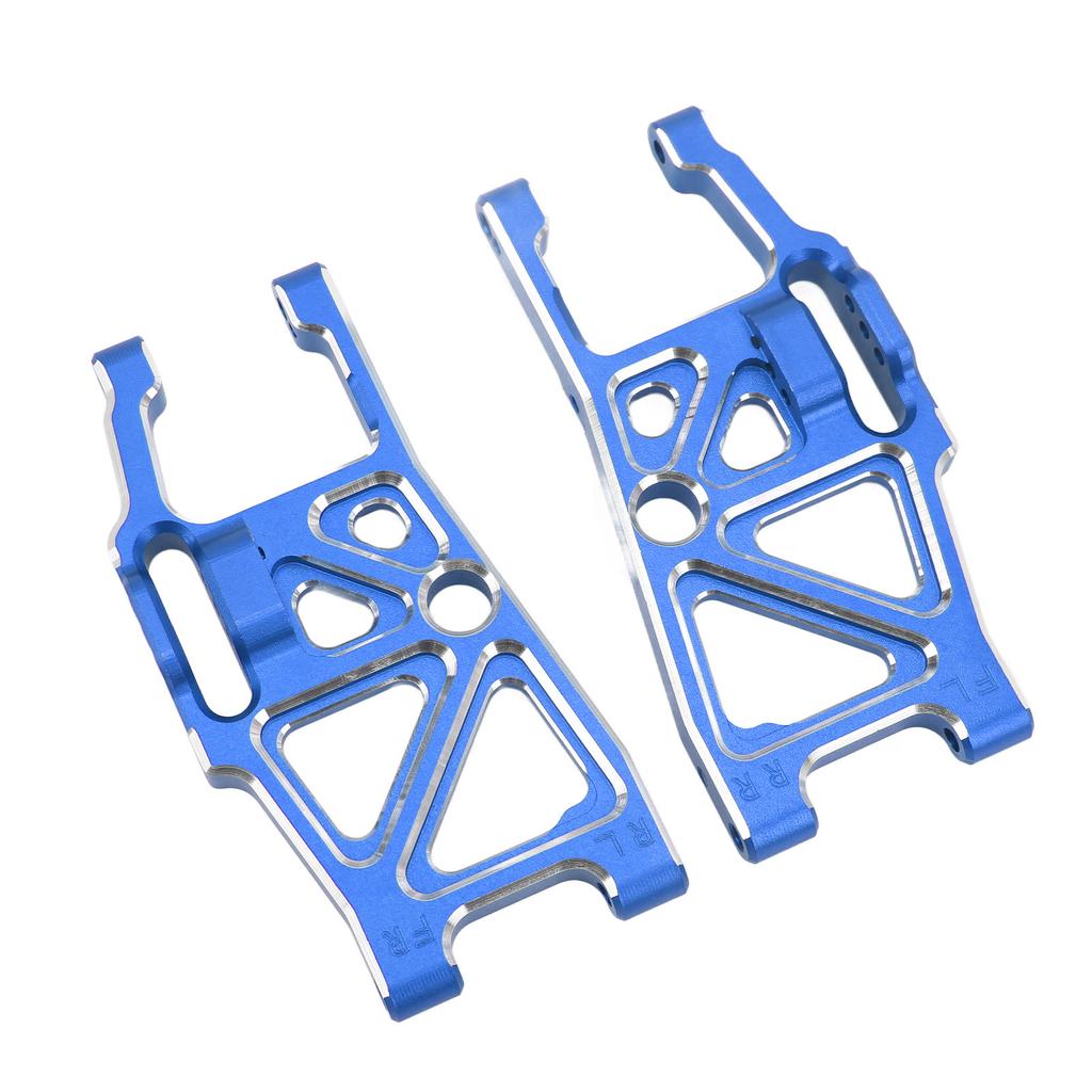 RC Front and Rear Lower Suspension Arm Set Aluminum Alloy RC Swing Arm Set for Traxxas 1 10 MAXX 2.0 RC Cars Dark Blue