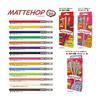 Pentel Color Ballpoint Pen Matte Hop Original + Sweet 14 Colors K110-V14ST Water-based Pigment Ink 1.0mm