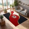 Brentford Football Print Crystal Velvet Rug, Comfortable Water Absorbent Non Slip Indoor Floor Carpet