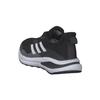 Running Shoes Fortalan Lace Running LIF89 Kids Core Six Cm [Adidas] Black/Footwear White/Gray (GY7597) 17.5