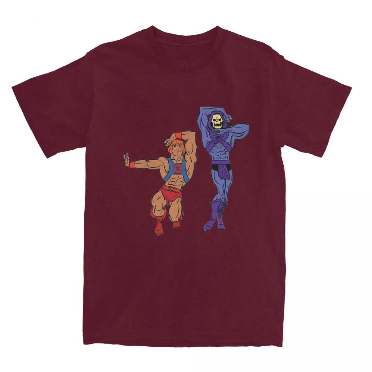 

Мастера Вселенной He-man Skeleton Apparel Shirt для мужчин и женщин Heman He Man Awesome Printed Clot XXXXXL бордовый