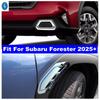 For Subaru Forester 2025 Car Styling Side Air Flow Vent for Fender Hole / Front Fog Lights Lamp Panel Cover Trim ABS Accessories