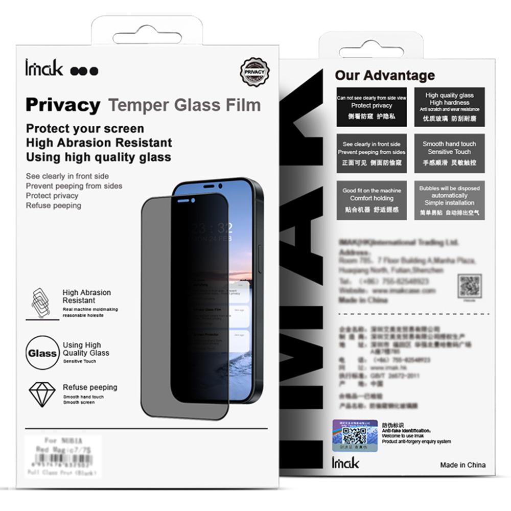 IMAK For Realme 14 Pro Lite 5G Anti Spy Tempered Glass Screen Protector (No Edge Version)