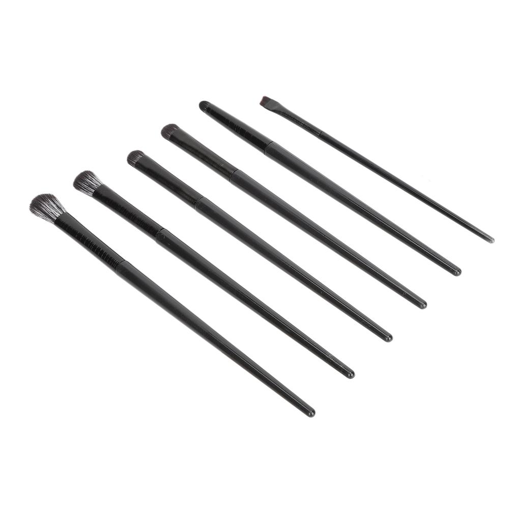 6pcs Eye Shadow Brushes Soft Fluffy Hair Easy Coloring Comfortable Grip Detail Makeup Brush Kit for Eyes
