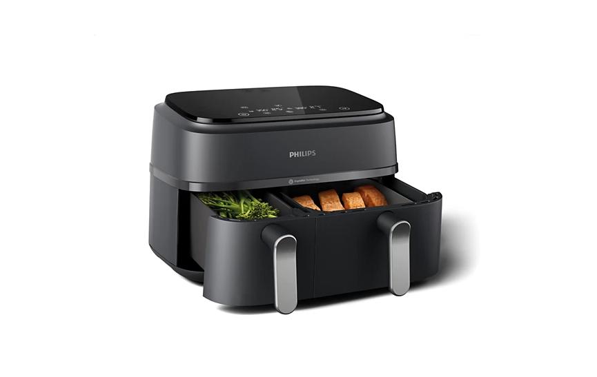 Philips Airfryer | NA352/00 | 2750 W | 9 L capacity | Rapid Air technology | Grey/copper color