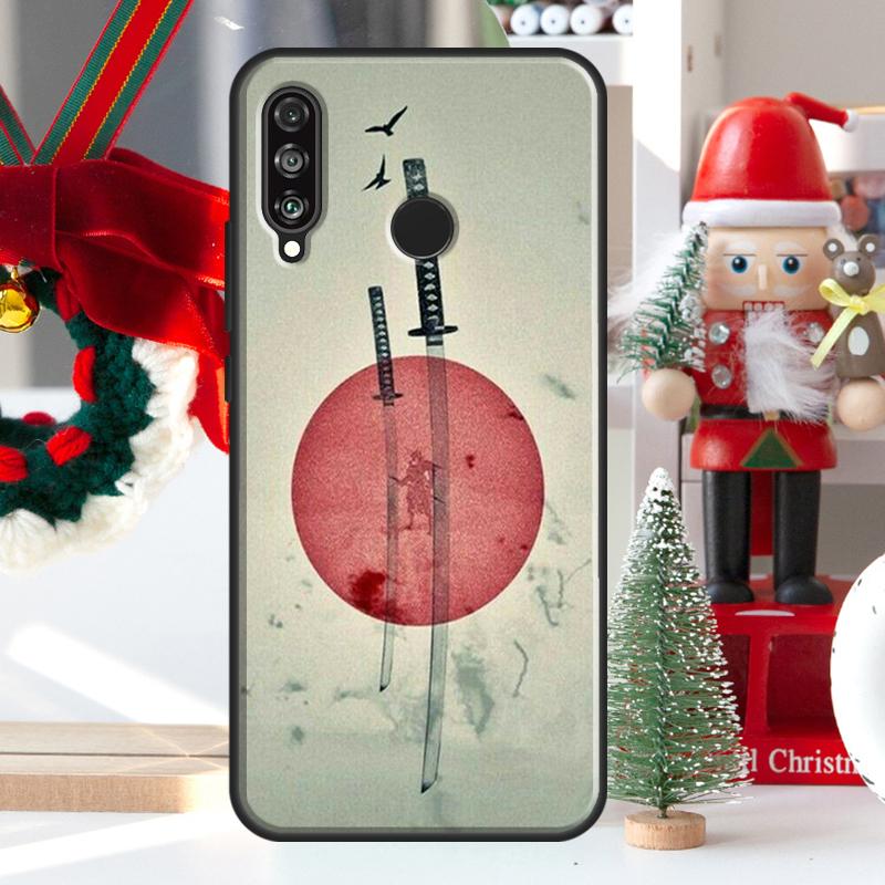Japan Samurai Ninja Ronin For Huawei Nova 5T 9 10 SE 7i 8i 11i 12i Y73 Y72 Y61 Y91 Y60 Y70 Y90 P20 P40 P30 Lite Case