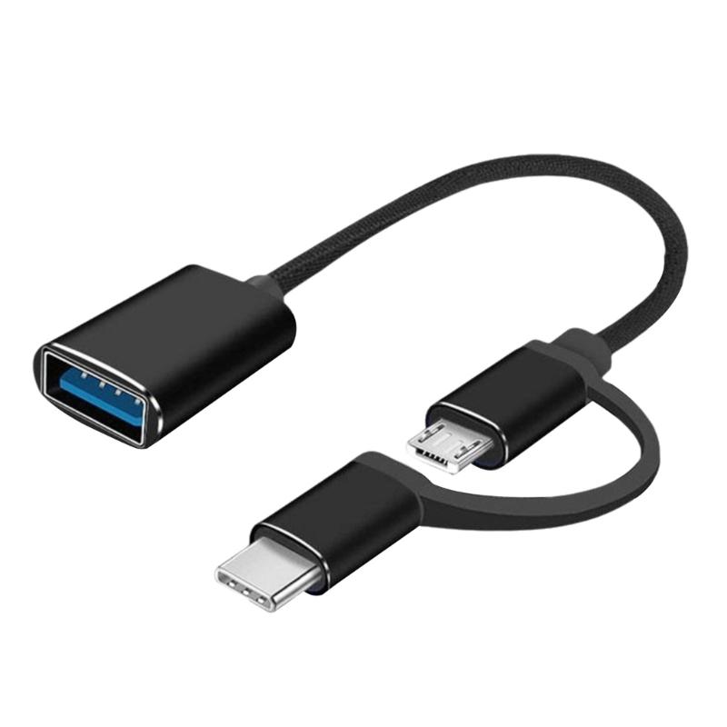 Fast Speed USB C To USB 3.0 Adapter Cable Data Transfer USB C Male To USB A Female OTG Converters for Laptops Tablets