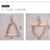 Mediterranean Hand-woven Japanese-style Roll Paper Rack Toilet Punch-free Toilet Tissue Holder Toilet Paper Rack Rack