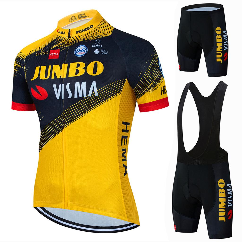 Tour De France Cycling Suit Short-sleeved Suit Summer Men's Team Version Outdoor Road Cycling Suit