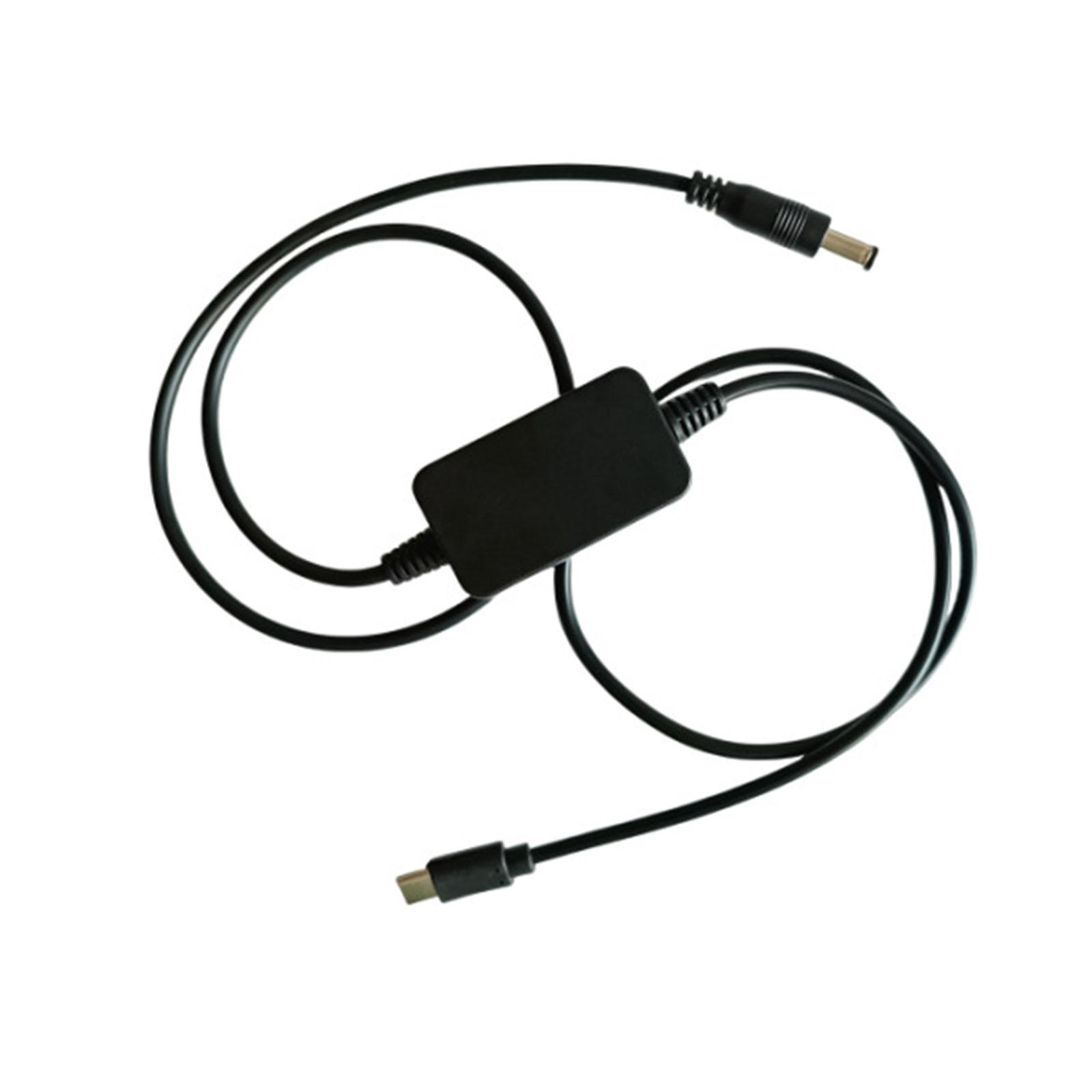 

Type C 5V to 5.5x2.1mm 24V Step Up Converter Power Cable 5.5mmx2.1mm Converter Wire for Camera Desk Lamp Speaker Headset 1