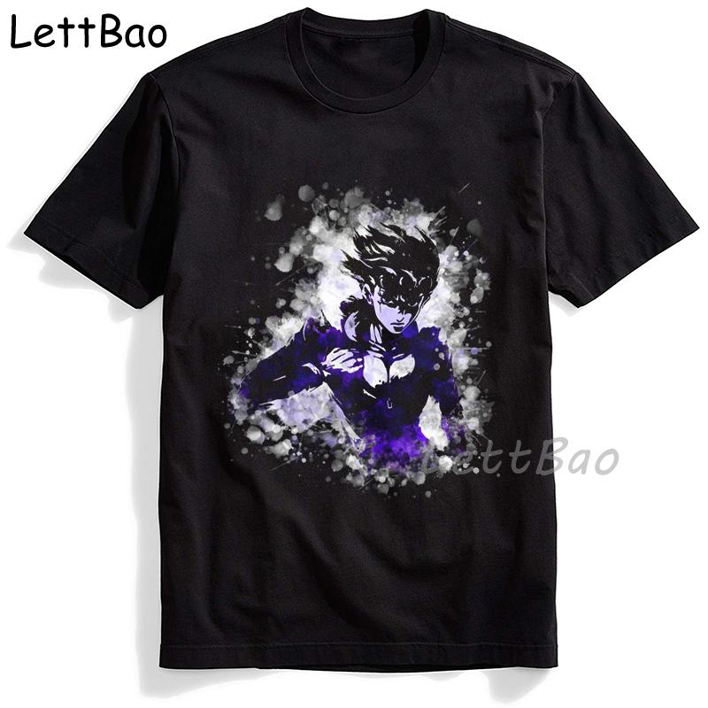Jojos Bizarre Adventure Printed T Shirt Men Japanese Anime Male Tshirt Short Sleeve Funny