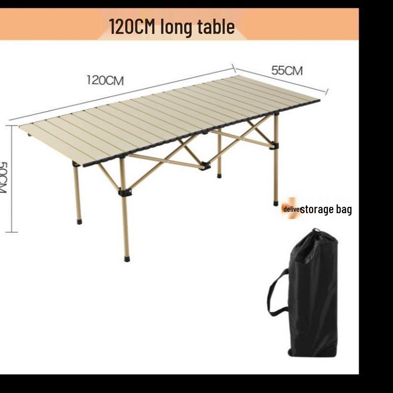 Folding Outdoor Camping Table - Thickened Portable Picnic & BBQ Equipment