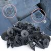 Car Hole Plastic Rivets Fastener Push Clip Black Auto Vehicle Door Trim Panel Retainer Fastener Clip Car Accessory 6mm/7mm/8mm