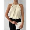 Women's Haute Couture Satin Shirt Summer Blouse