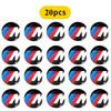 BBJG8 11mm 14mm Car Remote Key Emblem Badge Radio Button Sticker for BMW M Performance E39 E46 E90 E30 E60 E91 E92 F30 F31 Z4 X3 X5 X7