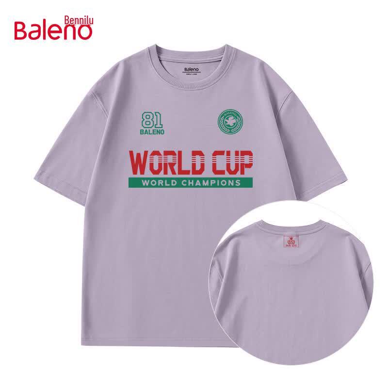 Baleno Men s American Retro Letter Print Short Sleeve T-shirt 3XL