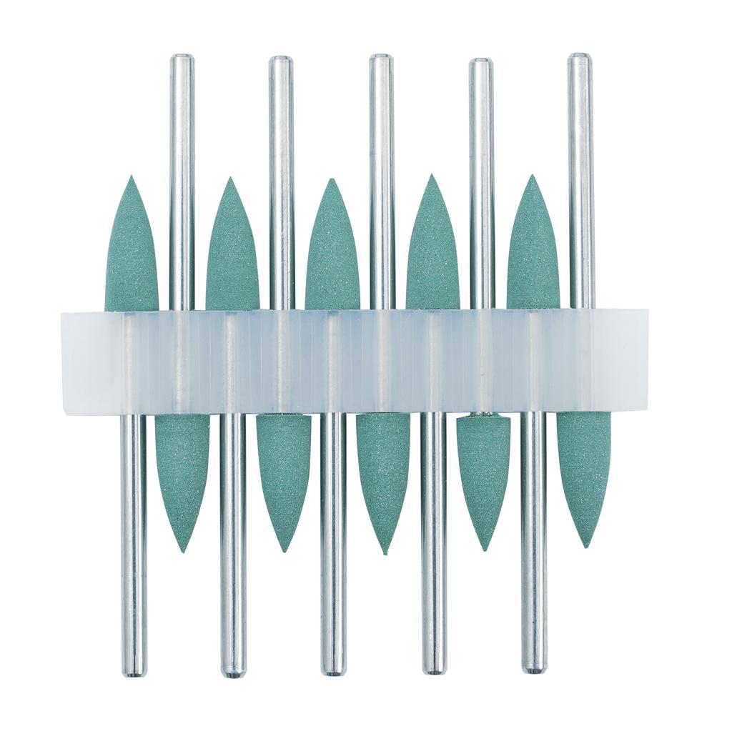 10Pcs/Lot 2.35mm Dental Silicone Rubber Polishers Burs Grinding Heads HP Shank Drill Rotary Teeth Whitening Dentist Tool